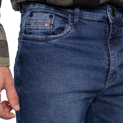 Calça Jeans Masculina Max Denim Slim Lisa Azul