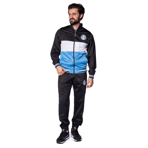 Agasalho Masculino Legend Grêmio Preto/Branco