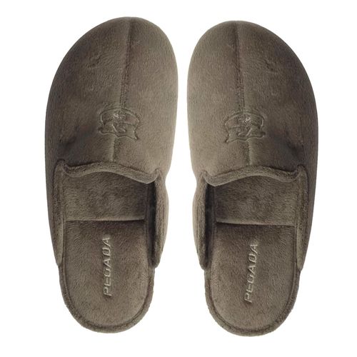 Pantufa Masculina Pegada Atoalhado Verde Musgo
