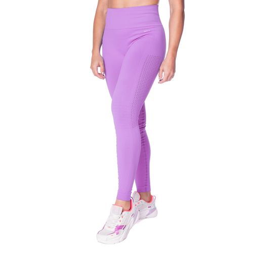 Legging Feminina Selene Sem Costura Detalhe Vazado Roxo