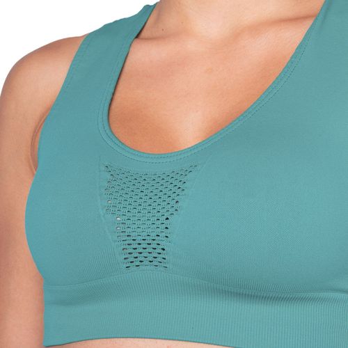 Top Feminino Selene Sem Costura Turquesa