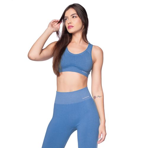 Top Feminino Selene Sport Azul