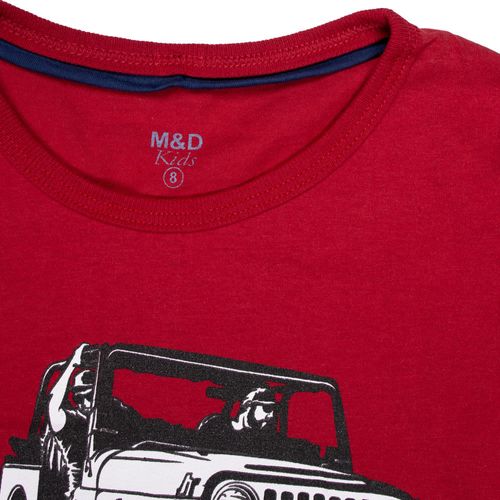 Conjunto Infantil Menino Pitiska Carro Vermelho/Marinho