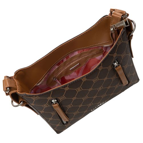 Bolsa Feminina Rafitthy Tote Transversal  Marrom