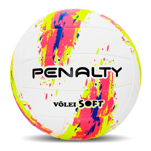 Bola Penalty Vôlei Soft Branca/amarelo