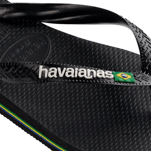 Chinelo Masculino Havaianas Brasil Preto/branco