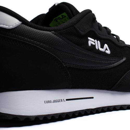 Tênis Masculino Fila Euro Jogger Sport Preto/branco