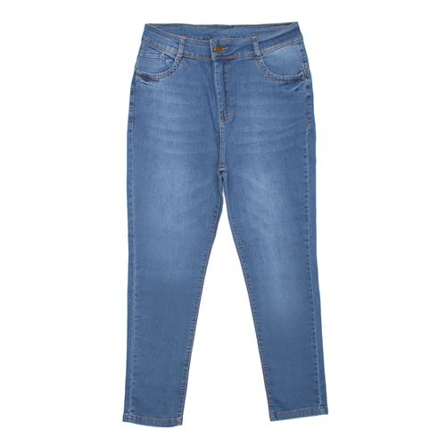 Calça Jeans Feminina Eagle Rose Cigarrete Plus Size Azul