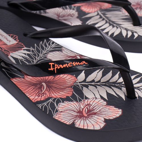 Chinelo Feminino Grendene Ipanema Orla Preto/Bege