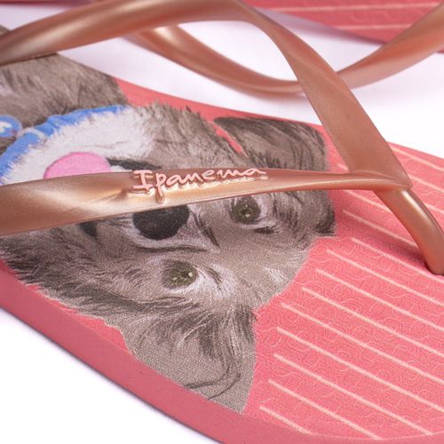 Chinelo Feminino Grendene Ipanema Love Pets Rosa