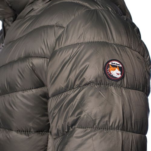 Jaqueta Puffer Masculina Red Nose com Forro Peluciado Verde Escuro