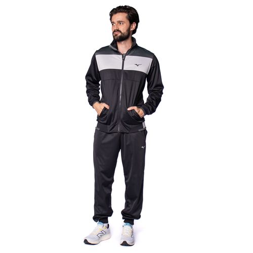 Agasalho Masculino Mizuno Preto/Cinza
