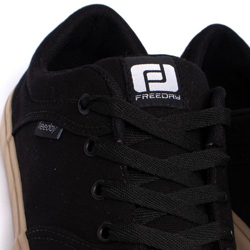 Tênis Masculino Freeday Flip Eco Lona Preto/Marrom