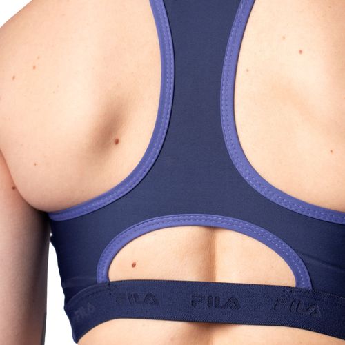 Top Feminino Fila Train Long Elastic Marinho