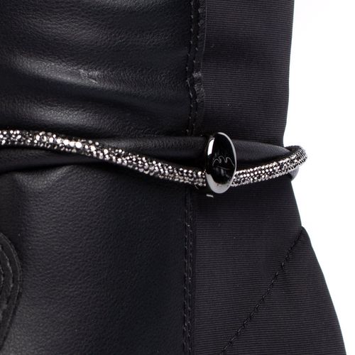 Bota Feminina Dakota Cano Longo com Detalhe de Strass Preto
