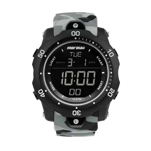 Relógio Masculino Mormaii Urban Digital Mo10900b/8f Camuflado Preto