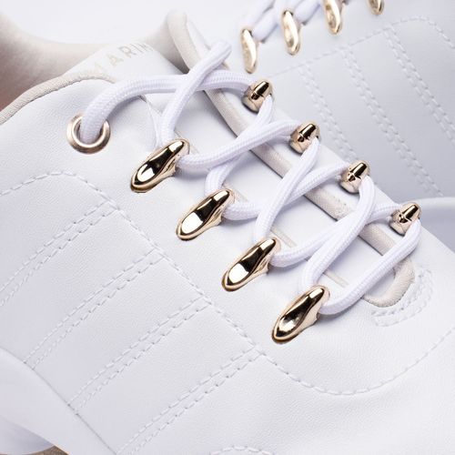 Tênis Feminino Ramarim Chunky Branco/dourado