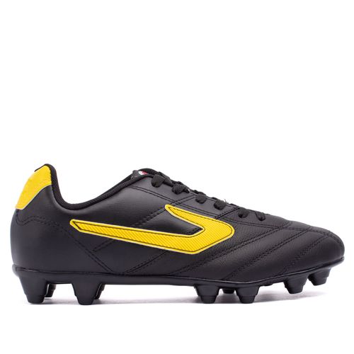 Chuteira Campo Topper Furia Preto/amarelo
