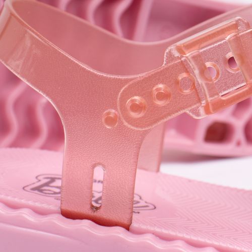 Sandália Infantil Grendene Barbie Duo Rosa Claro