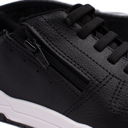 Tênis Infantil Molekinho com Zíper Lateral Preto