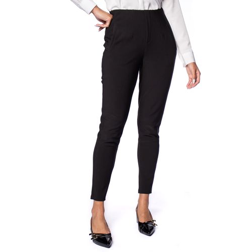 Calça Feminina Susan Zheng Alfaiataria com Bolsos Preta