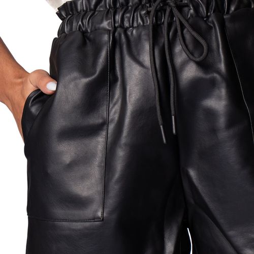 Short Endless Feminino Rovitex Cirrê com Bolsos Preto