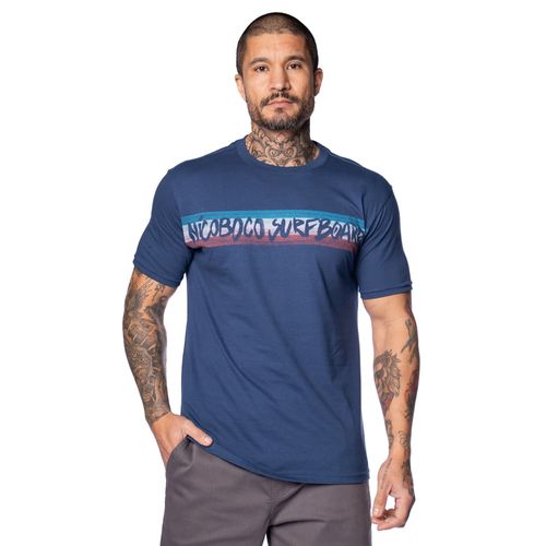 Camiseta Masculina Nico Boco Surfboards Azul