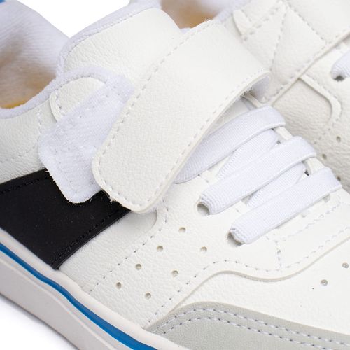 Tênis Infantil Klin Freestyle com Tira Aderente Branco/ preto