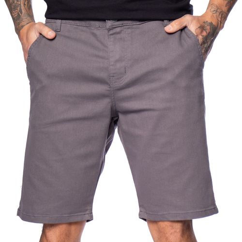 Bermuda de Sarja Masculina HMO Cinza