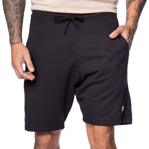 Bermuda Masculina Over Surf em Moletom Preta