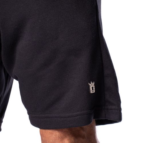 Bermuda Masculina Over Surf em Moletom Preta