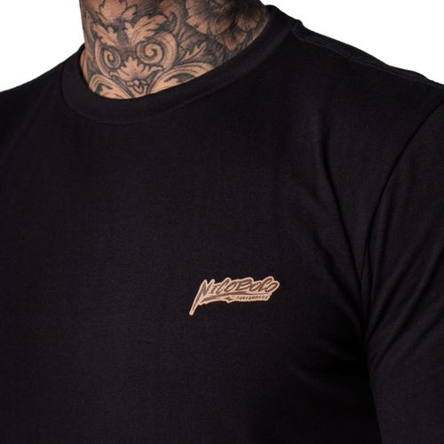 Camiseta Masculina Nico Boco Básica Surfboards Preta