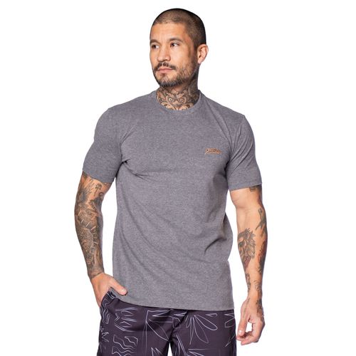 Camiseta Masculina Nicoboco Básica Surfboards Cinza Mescla