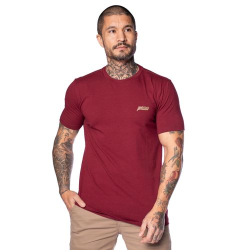 Camiseta Masculina Nicoboco Básica Surfboards Vinho