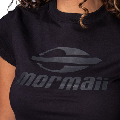 Blusa Feminina Baby Tee Mormaii Cropped Preta