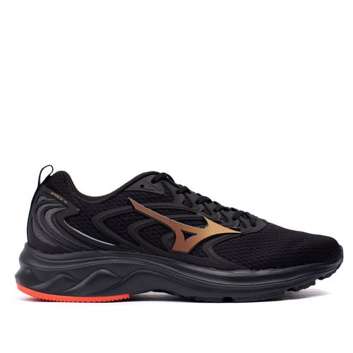 Tênis Masculino Mizuno Space 4 Preto/laranja