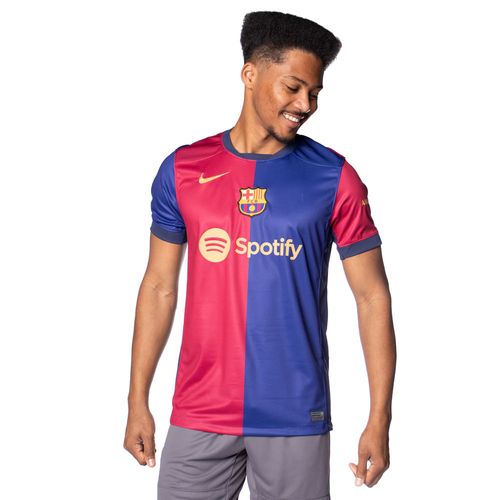 Camisa Masculina Nike Barcelona I 2024/25 Torcedor Pro Marinho/bordo