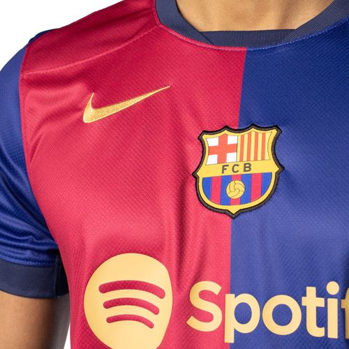 Camisa Masculina Nike Barcelona I 2024/25 Torcedor Pro Marinho/bordo