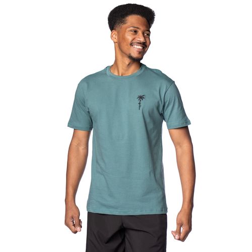 Camiseta Masculina Nicoboco Básica Bordada Verde