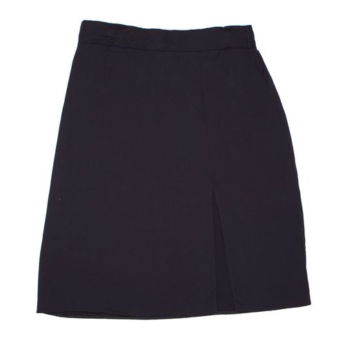 Saia Feminina Cativa Midi Plus Size com Fenda Preta