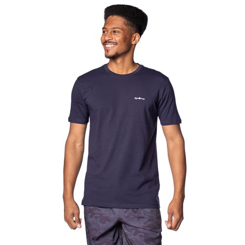 Camiseta Masculina Nicoboco Básica Stretch Marinho