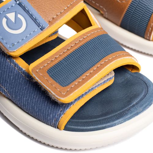 Sandália Infantil Cartago Baby Mini III Bege/Azul