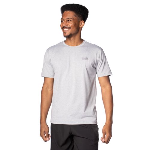 Camiseta Masculina Red Nose Básica Cinza Claro