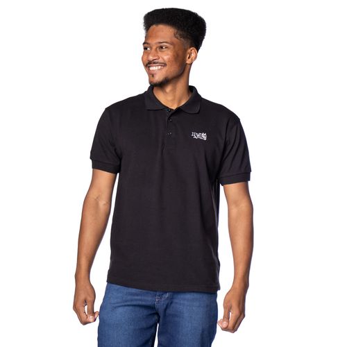 Camisa Polo Masculina Red Nose Piquet Preto