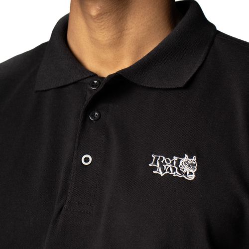 Camisa Polo Masculina Red Nose Piquet Preto
