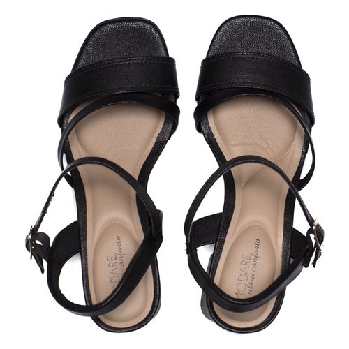 Sandália Feminina Modare com Tiras Preto