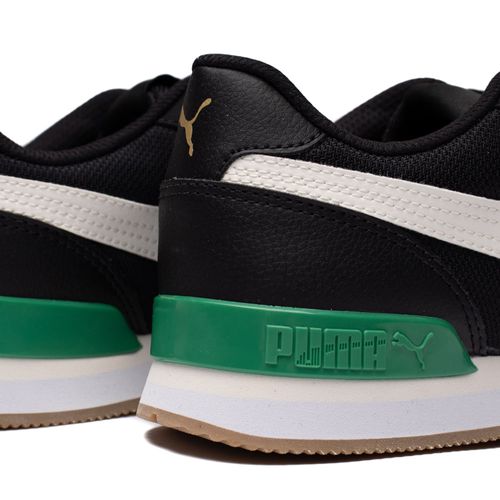 Tênis Masculino Puma ST Runner V2 Preto/verde