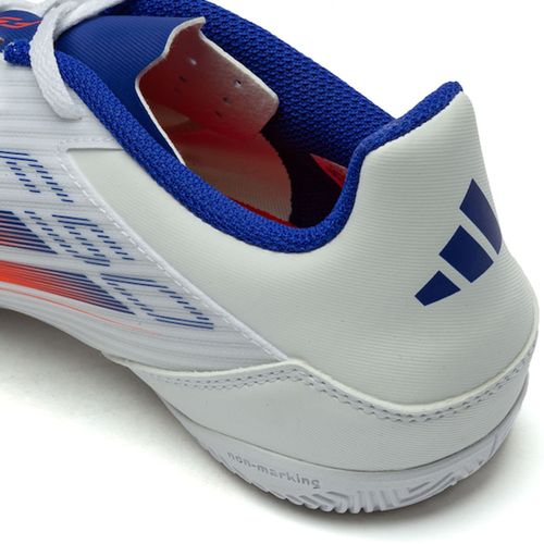 Chuteira Futsal Infantil Adidas F50 Club IN Branco/laranja