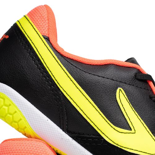 Chuteira Futsal Infantil Topper Titanium X Preto/amarelo