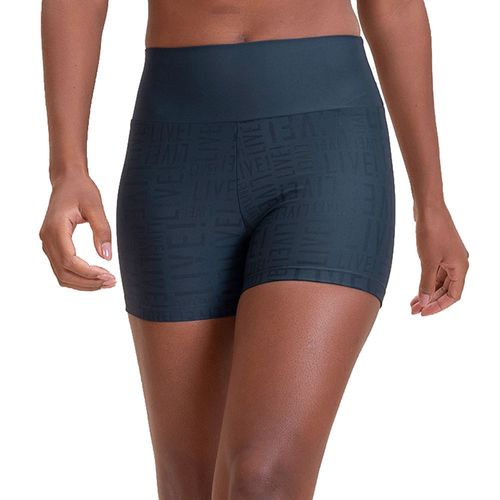 Short Feminino Live Sense Pro Drop Azul Escuro